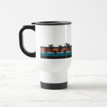 Retro Beach Travel Mug