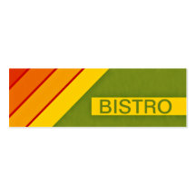 retro BISTRO Business Cards