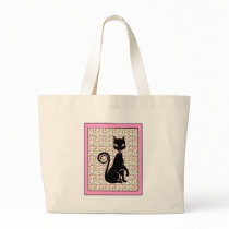 Retro Black Cat Bags