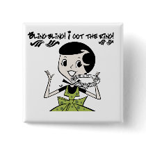 Retro Bling Ring Tshirts and Gifts Button