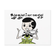 Retro Bling Ring Tshirts and Gifts Postcard