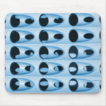 retro blue metal mouse pads
