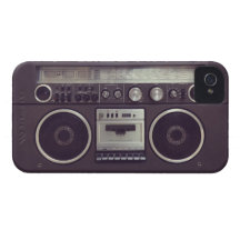 Retro Boombox Cassette Player Funny iPhone4S case iPhone 4 Covers
