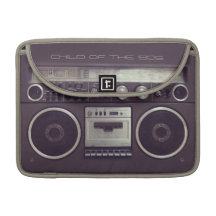 Retro Boombox Cassette Player Funny Macbook sleeve Sleeve For MacBook Pro