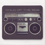 Retro Boombox Cassette Player Funny mousepad