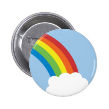 rétro bouton d'arc-en-ciel des années 80 badges