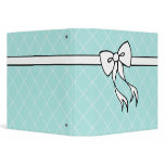 Retro Bow  Scrapbook Binder