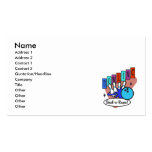 retro bowl-a-rama sign business card templates