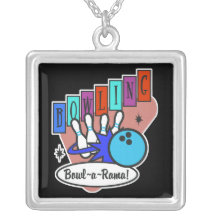 retro bowl-a-rama sign jewelry