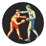 Retro Boxing Men stickers