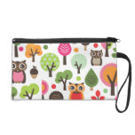 Rétro bracelet mignon de motif d'arbre d'oiseau de sacs à main avec dragonne