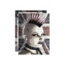 Retro British Punk Girl Postcard