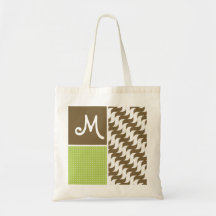 Retro Brown Wave; Waves Bags