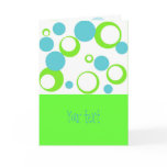 Retro Bubble Card