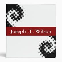 Retro Business Binder
