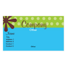 Retro Business Card Template