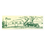 Retro Camper Hang Tag or Business Card