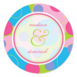 Retro Candy Dots Thank You / Seal / Gift Sticker