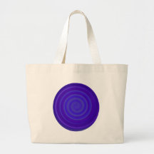 Retro Candy Swirl in Grape Berry Tote Bag