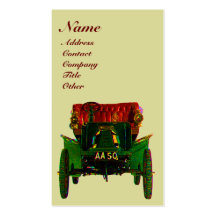 RETRO CAR - AUTOMOTIVE BUSINESS CARD
