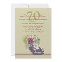 Retro Car Invitation