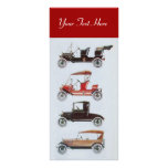 RETRO CARS 2- Auto repair automotive Custom Rack Card