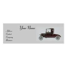 RETRO CARS 2- Auto repairs, automotive Business Card