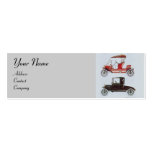 RETRO CARS 2- Auto repairs, automotive Business Card Templates
