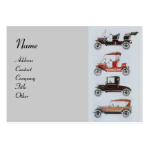 RETRO CARS 2- Auto repairs, automotive Business Card