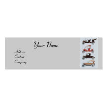 RETRO CARS 2- Auto repairs, automotive Business Card Templates
