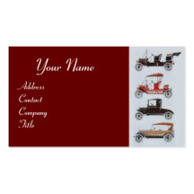 RETRO CARS 2- Auto repairs, automotive Business Card