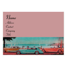 RETRO CARS - Auto repair automotive Business Card Templates