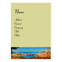 RETRO CARS - Auto repair automotive Business Card Templates
