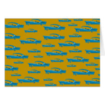 Retro Cars Greeting Cards