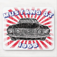 Retro cars mousepads