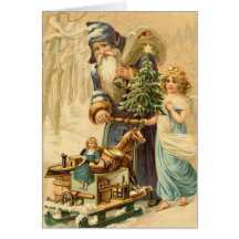 Rétro carte de Noël