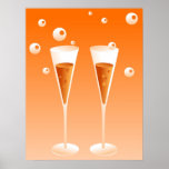 Retro Champagne Posters