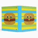 Retro Cheeseburger Binders