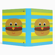 Retro Cheeseburger Binders