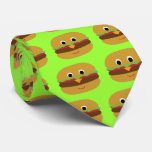 Retro Cheeseburger Neckties