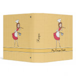 Retro Chef Binder Recipe Organizer