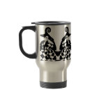 Retro Chequered & Swirled High Fashion Women mugs