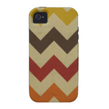 Retro chevron zigzag stripes zig zag pattern chic case for the iPhone 4