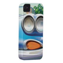 Retro Chic Hotrod iPhone 4 Case