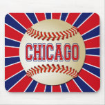 RETRO CHICAGO BASEBALL MOUSE PAD
