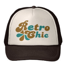 Retro Chick 70s Womens Mesh Hats