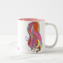 Retro Chick  Coffee Mugs