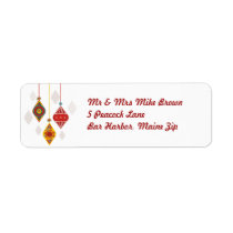 Retro Christmas Bulbs and Cheer labels