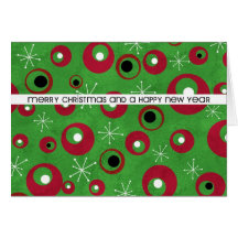 retro christmas cards