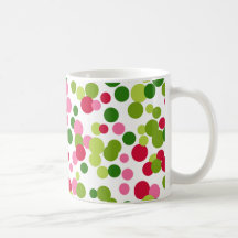 Retro Christmas Dots Mug